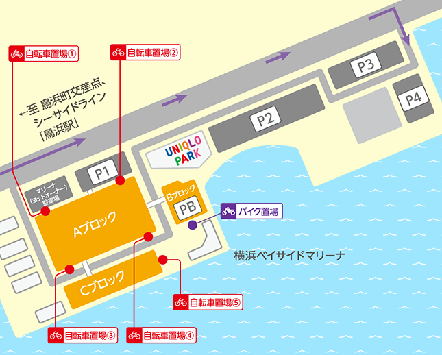 三井アウトレットパーク 横浜ベイサイド駐車場