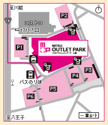 三井アウトレットパーク入間の駐車場