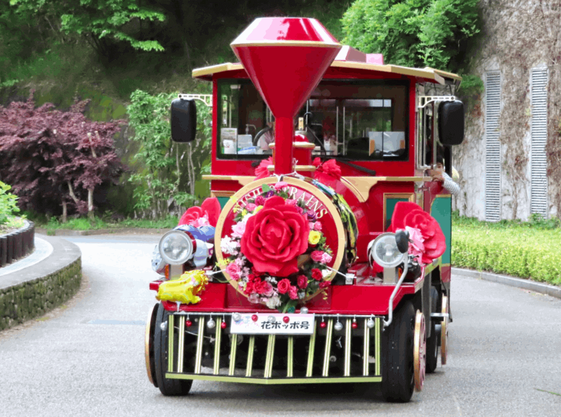 岐阜ワールドローズガーデンの汽車