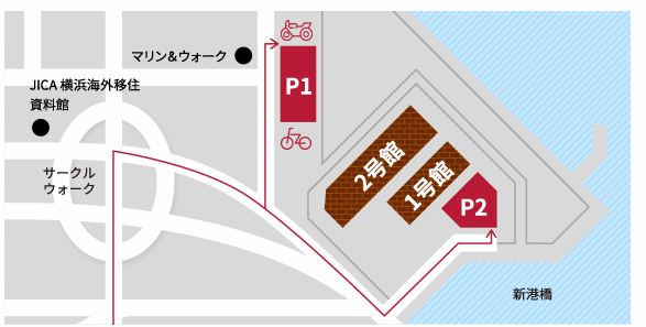 横浜クリスマスマーケット駐車場