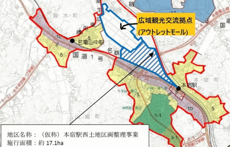 三井アウトレットパーク岡崎の計画概要